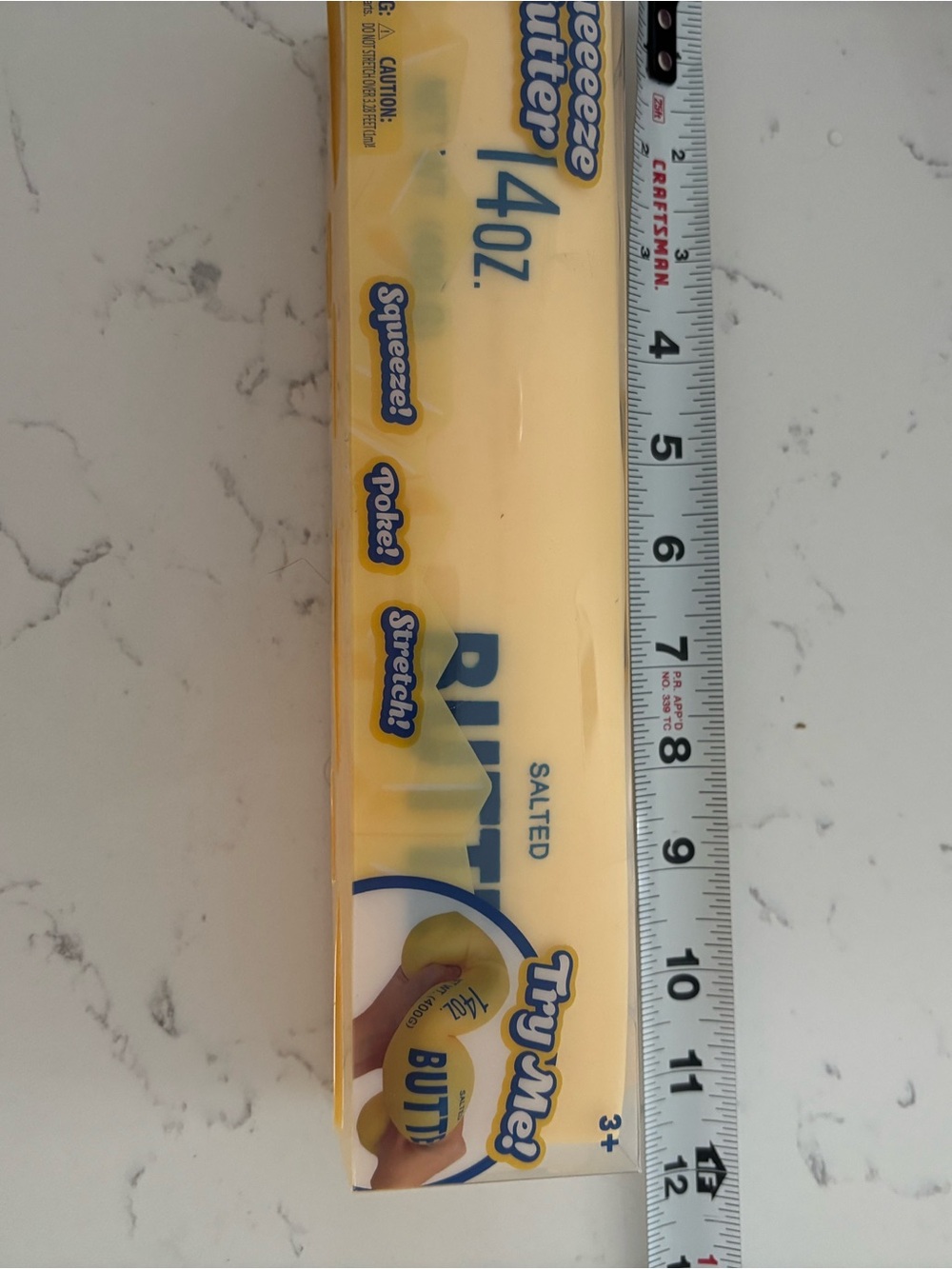 Sunny days Salted Butter Squeeze Toy - Yellow